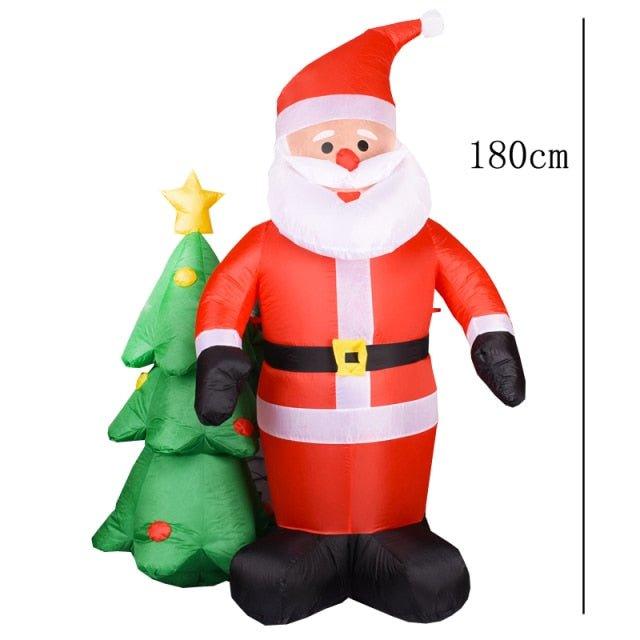 Christmas Inflatable Toy Snowman with LED Lights – Family-Friendly Holiday Decoration | Christmas Trees USA