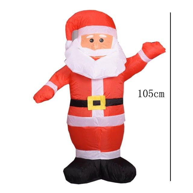 Christmas Inflatable Toy Snowman with LED Lights – Family-Friendly Holiday Decoration | Christmas Trees USA