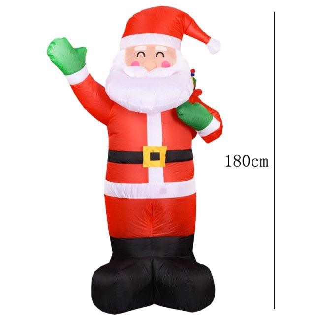 Christmas Inflatable Toy Snowman with LED Lights – Family-Friendly Holiday Decoration | Christmas Trees USA