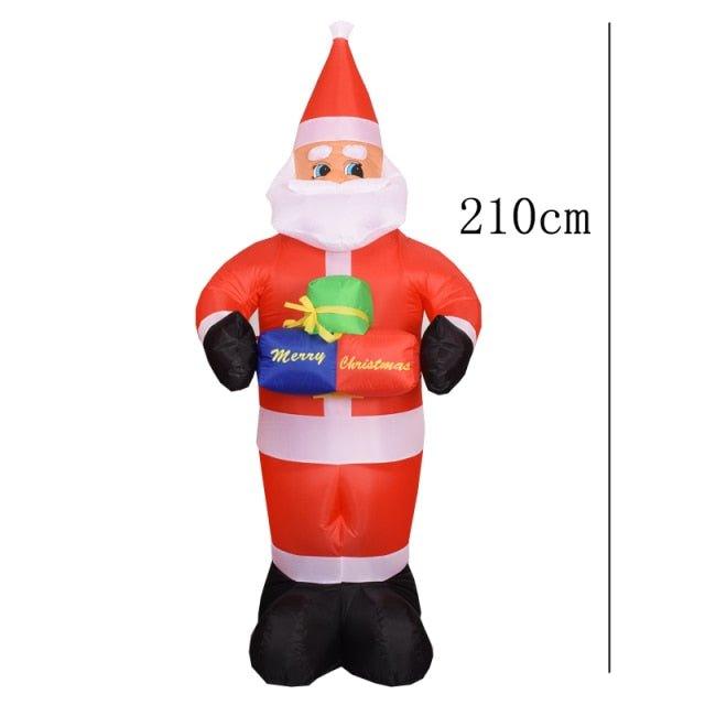 Christmas Inflatable Toy Snowman with LED Lights – Family-Friendly Holiday Decoration | Christmas Trees USA