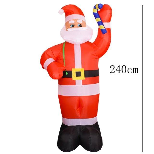Christmas Inflatable Toy Snowman with LED Lights – Family-Friendly Holiday Decoration | Christmas Trees USA