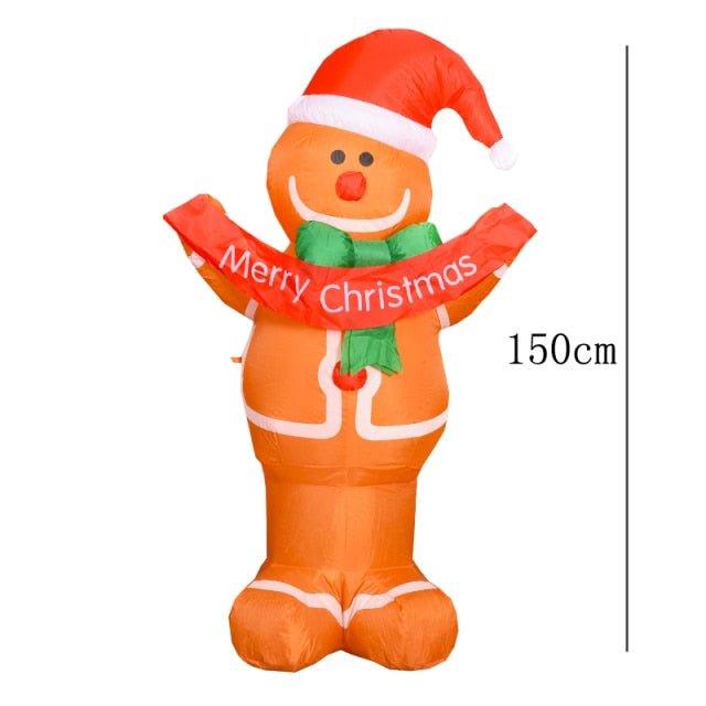 Christmas Inflatable Toy Snowman with LED Lights – Family-Friendly Holiday Decoration | Christmas Trees USA