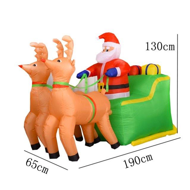 Christmas Inflatable Toy Snowman with LED Lights – Family-Friendly Holiday Decoration | Christmas Trees USA