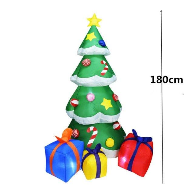 Christmas Inflatable Toy Snowman with LED Lights – Family-Friendly Holiday Decoration | Christmas Trees USA