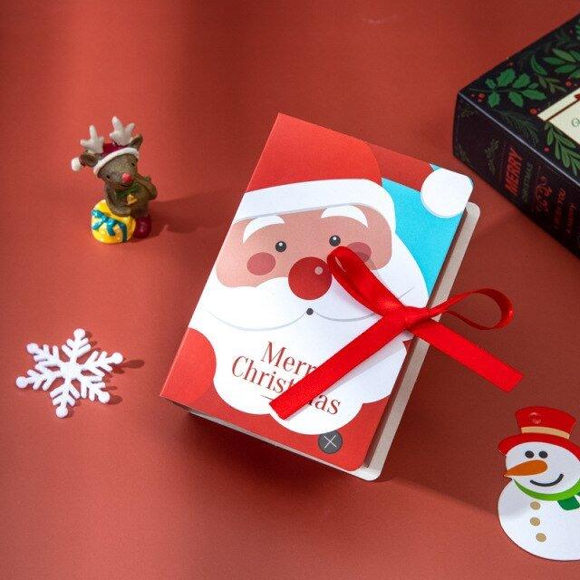 Book Shaped Merry Christmas Candy Boxes - Perfect Holiday Gift & Party Favors