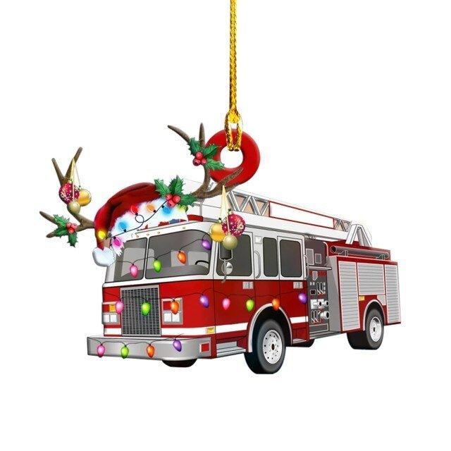 Christmas Hanging Vehicle Ornaments - Festive Holiday Tree Decor | Christmas Trees USA
