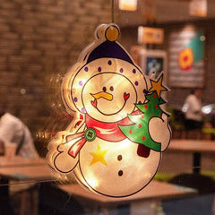 Window Suction Christmas Decorative Lights