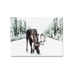 Winter Wonderland Poster Christmas Style Wall Art Canvas Painting