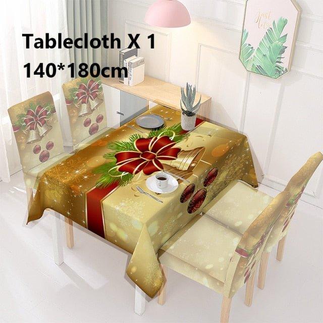Christmas Chair And Dining Table Cover