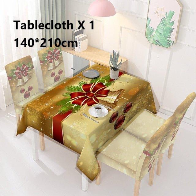 Christmas Chair And Dining Table Cover