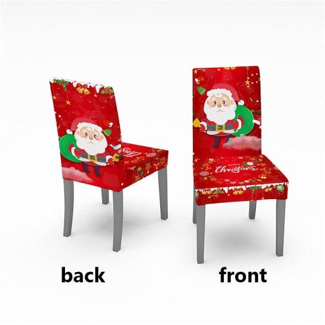 Christmas Chair And Dining Table Cover