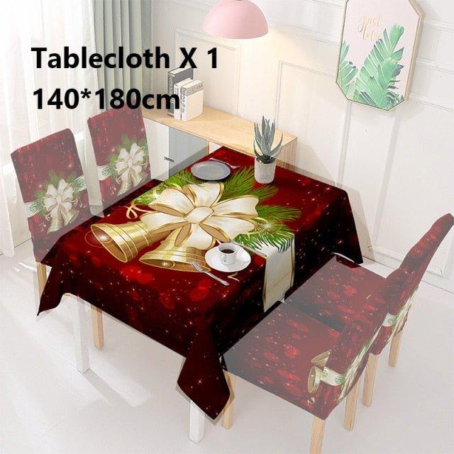 Christmas Chair And Dining Table Cover
