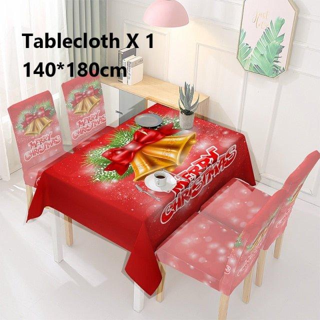 Christmas Chair And Dining Table Cover