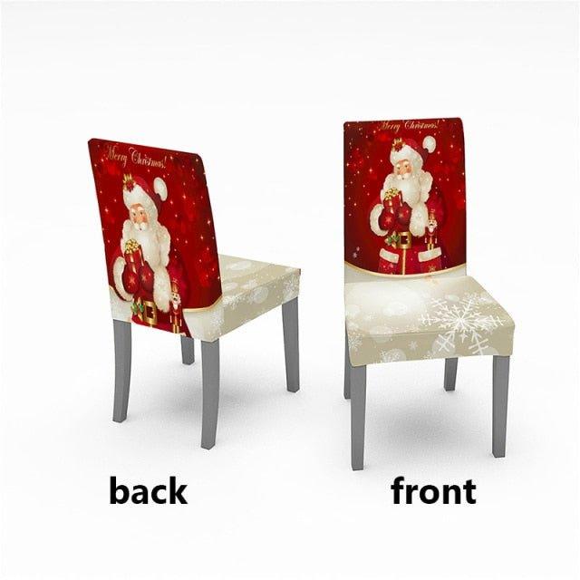 Christmas Chair And Dining Table Cover