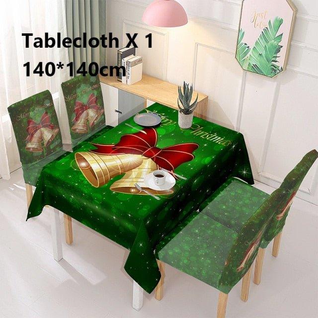 Christmas Chair And Dining Table Cover