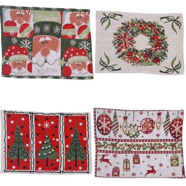Christmas Household Knitted Fabric Table Coaster - Decorative Placemats for Dining | Christmas Trees USA